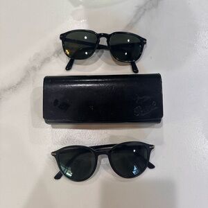 Persol Black Sunglasses Set